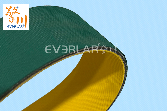 黃綠片基帶抗拉防滑印刷紡織行業(yè)高速傳動平皮帶工業(yè)廠家定制