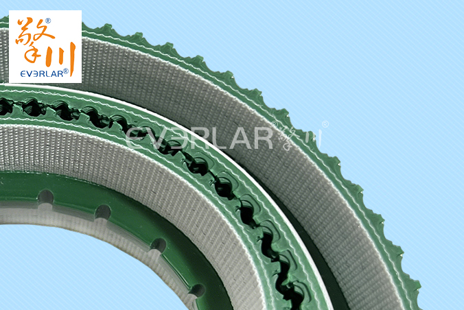 綠色PVC花紋帶加導(dǎo)條耐磨防滑物流行業(yè)快遞分揀機輸送帶擎川定制