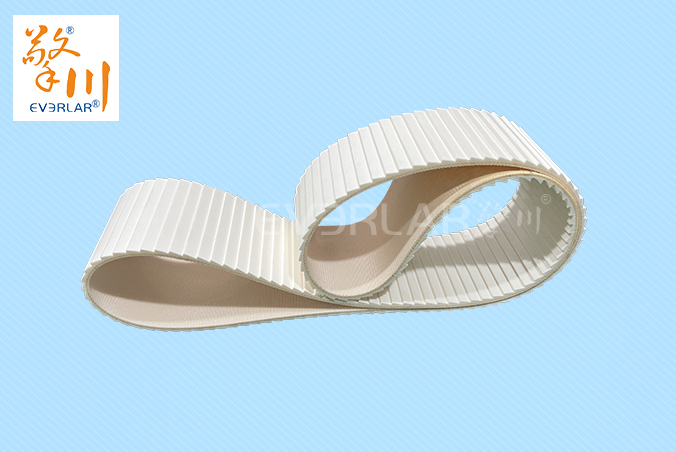 白色PVC搓衣板輸送帶防滑耐磨工業(yè)皮帶食品包裝物流行業(yè)傳送帶