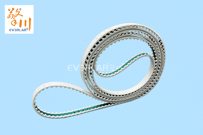 PU同步帶加PU膠綠布打孔開槽精準(zhǔn)傳動(dòng)防滑包裝機(jī)械聚氨酯工業(yè)皮帶定制