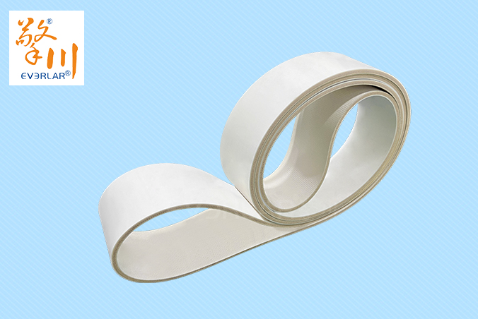 白色PVC輸送帶防滑抗拉食品包裝電子分揀設(shè)備傳送帶廠家定制