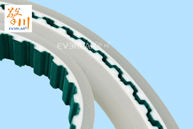 PU同步帶加PU膠綠布耐磨防滑食品包裝自動(dòng)化生產(chǎn)線傳動(dòng)帶廠家定制