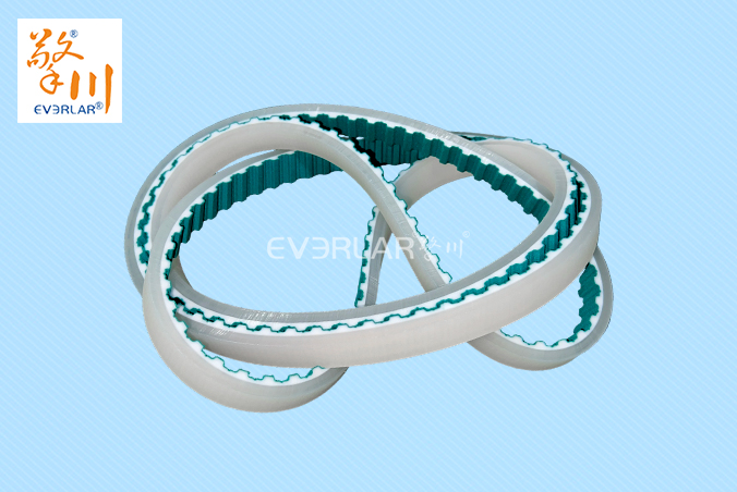 PU同步帶加PU膠綠布耐磨防滑食品包裝自動(dòng)化生產(chǎn)線傳動(dòng)帶廠家定制