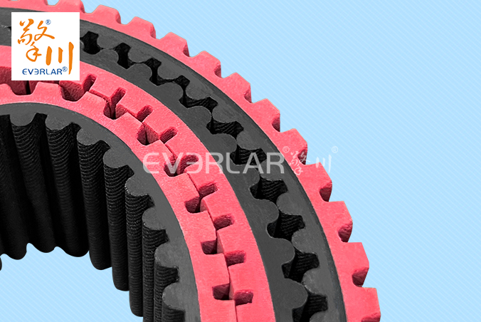 橡膠同步帶加紅膠開槽耐磨防滑汽車零部件自動化生產(chǎn)線傳動帶