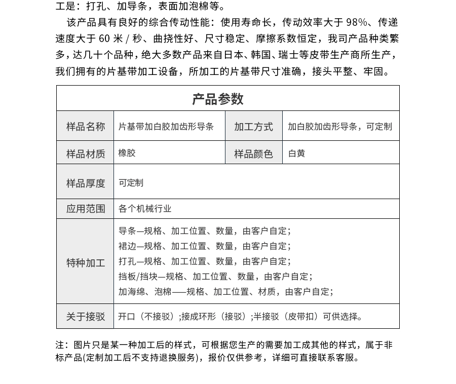 導條片基帶 導條片基帶